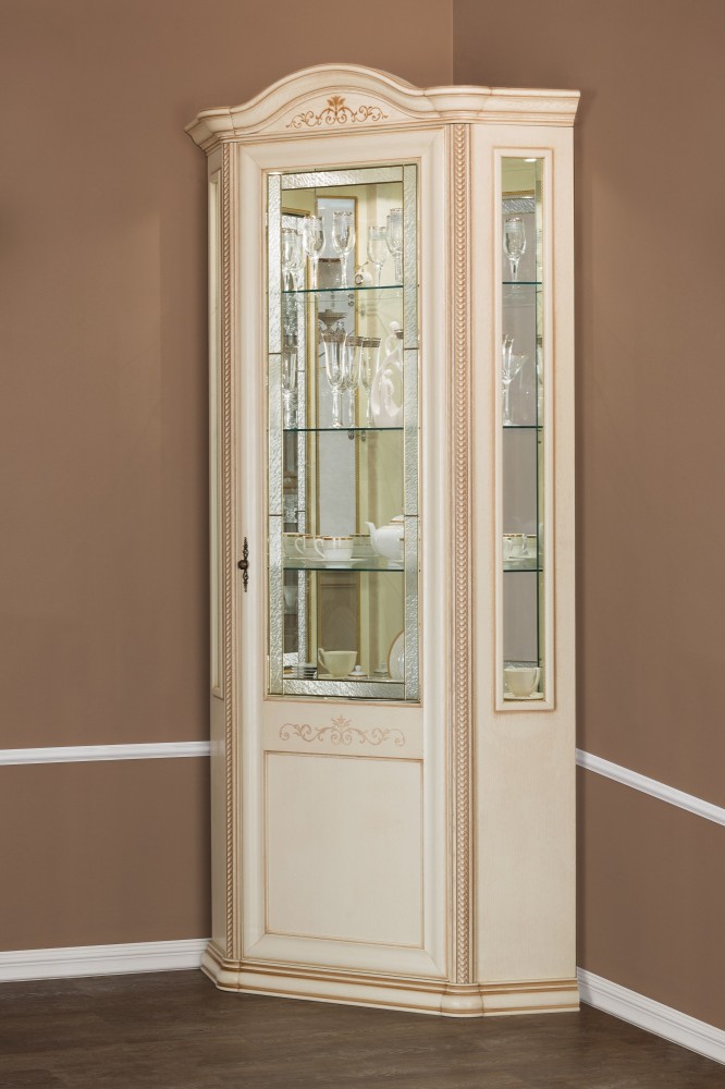 ГСФ ВУ-1/1 Витрина угловая с гнут. карнизом  2352*852*852